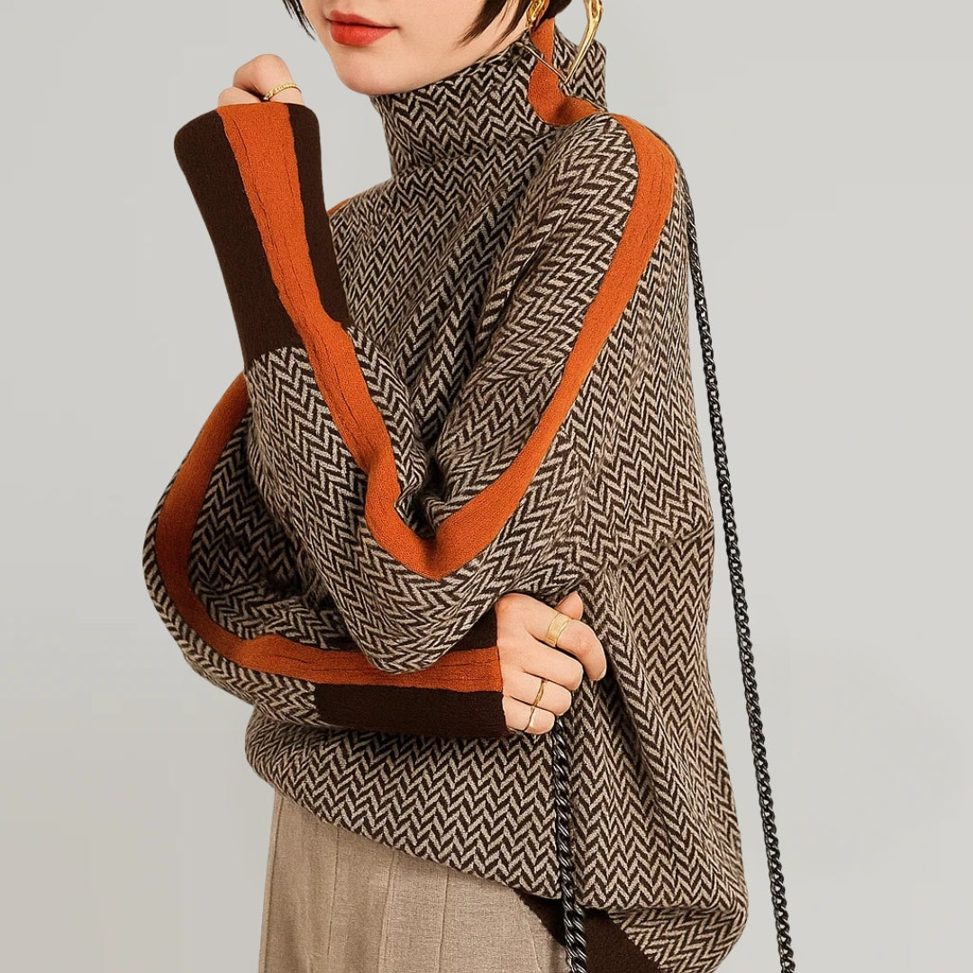 Margot | Pullover with High Collar