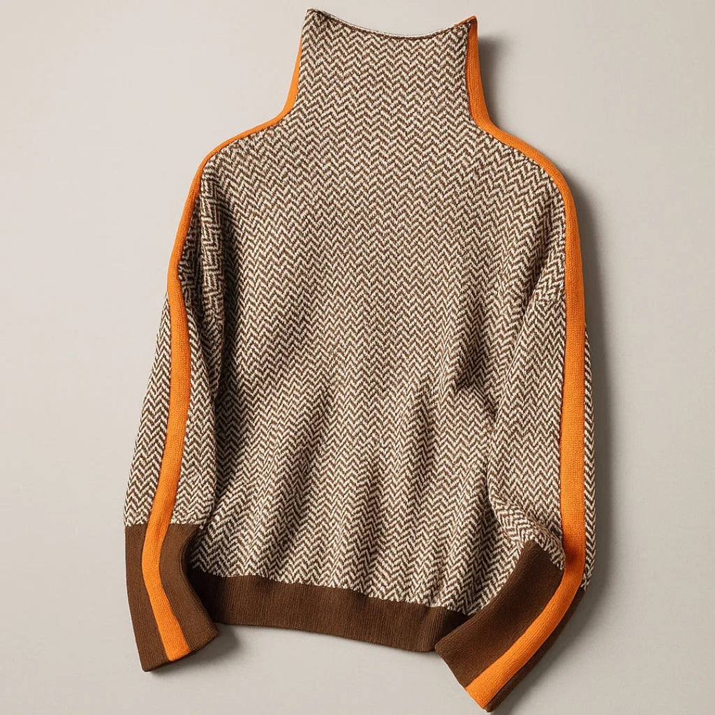 Margot | Pullover with High Collar