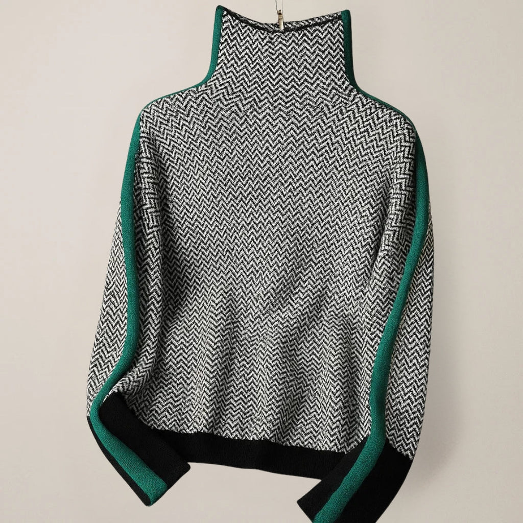 Margot | Pullover with High Collar