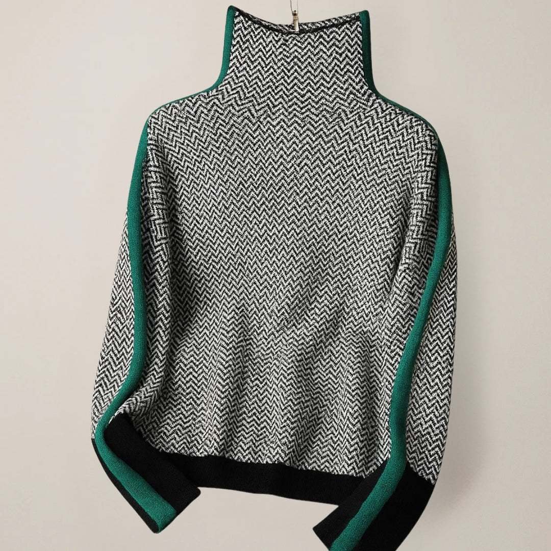 Margot | Pullover with High Collar