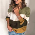 Women's Color Block Knit Sweater