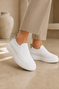 Women's Casual Platform Slip-On Sneakers