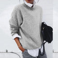 Agnes | Women's Oversize Cashmere Crew Neck Sweater