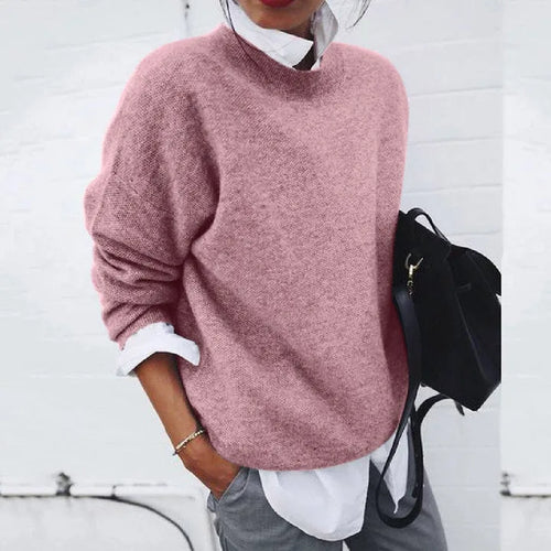 Agnes | Women's Oversize Cashmere Crew Neck Sweater