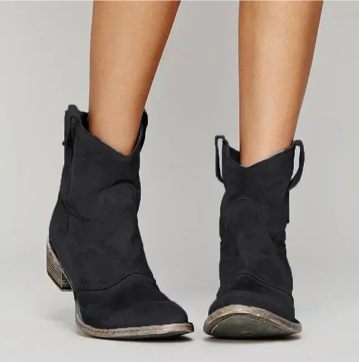 Rosalie | Women's Suede Western Ankle Boots