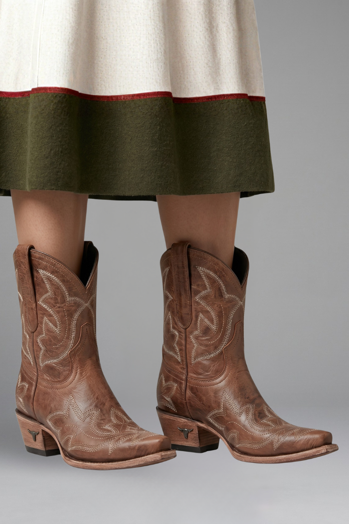 Sienna | Women's Embroidered Western Leather Boots