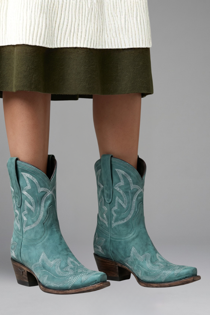 Sienna | Women's Embroidered Western Leather Boots