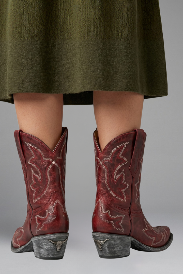 Sienna | Women's Embroidered Western Leather Boots