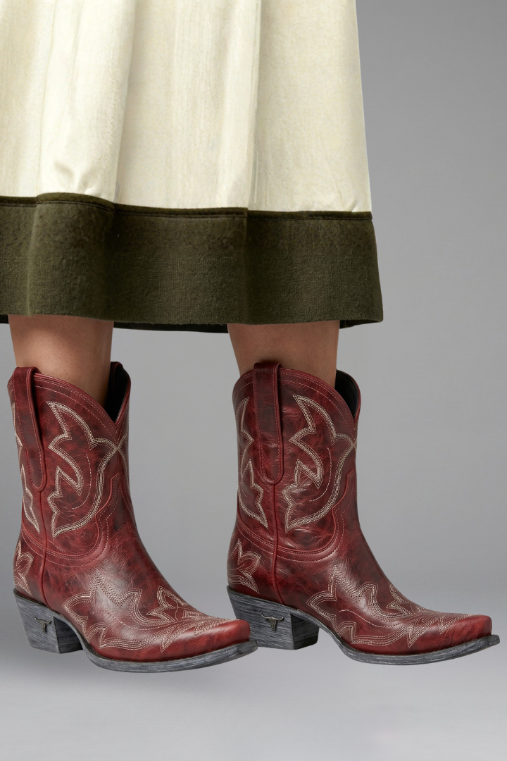 Sienna | Women's Embroidered Western Leather Boots