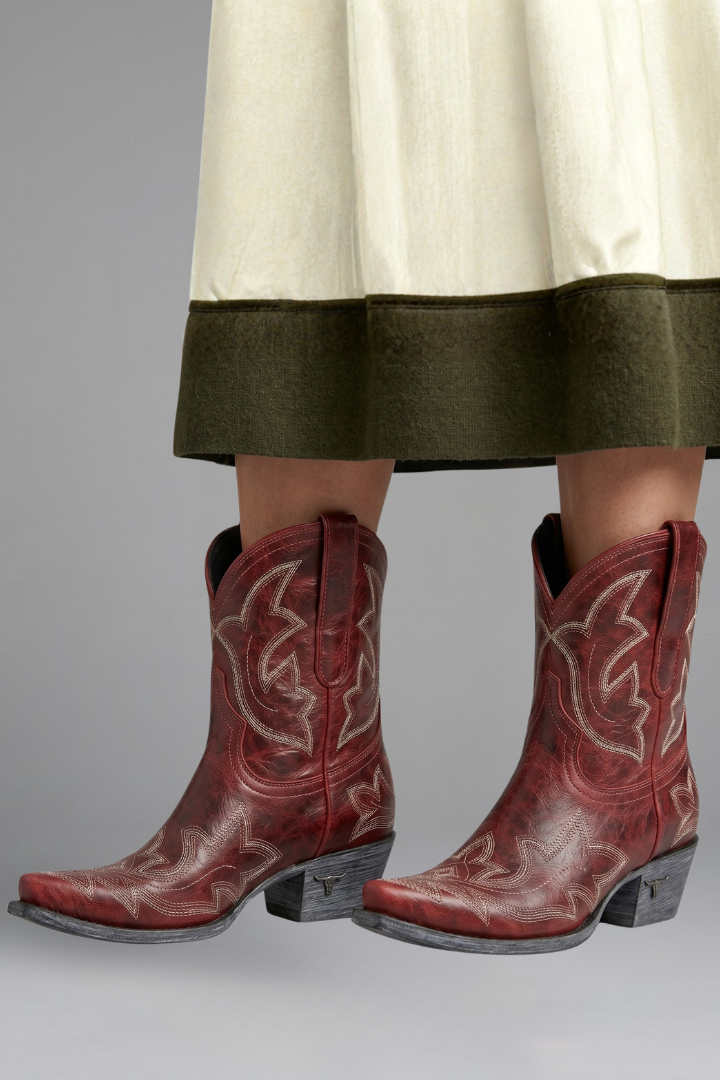Sienna | Women's Embroidered Western Leather Boots