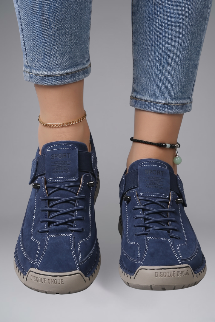 Elise | Women's Leather Slip-On Trainers