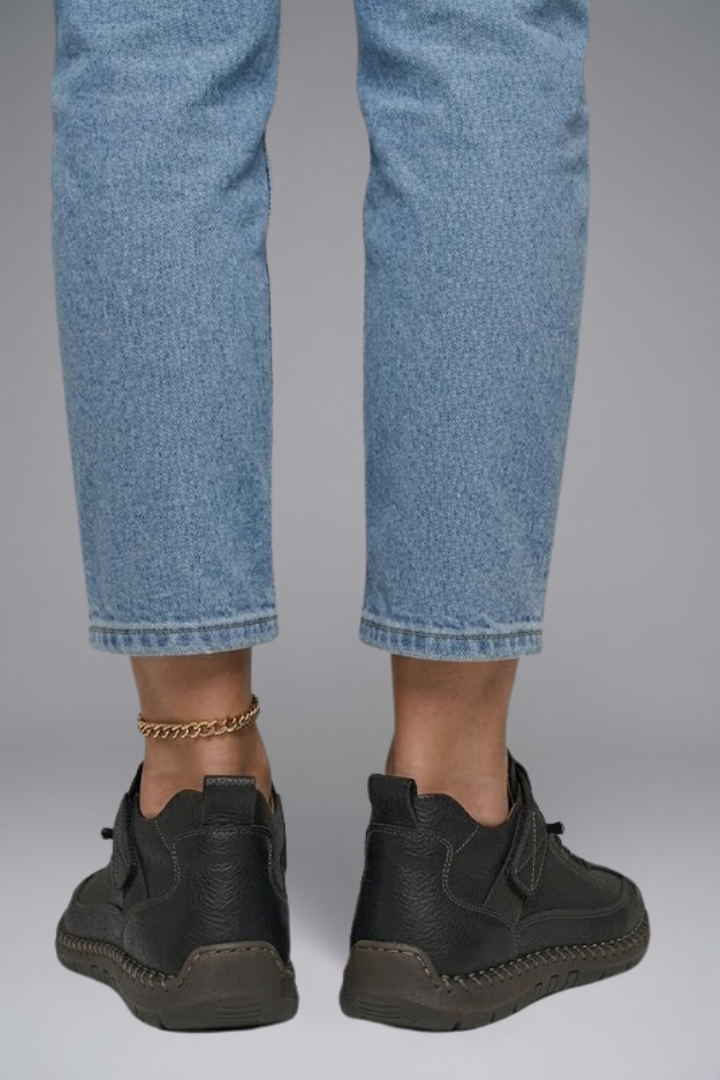 Elise | Women's Leather Slip-On Trainers