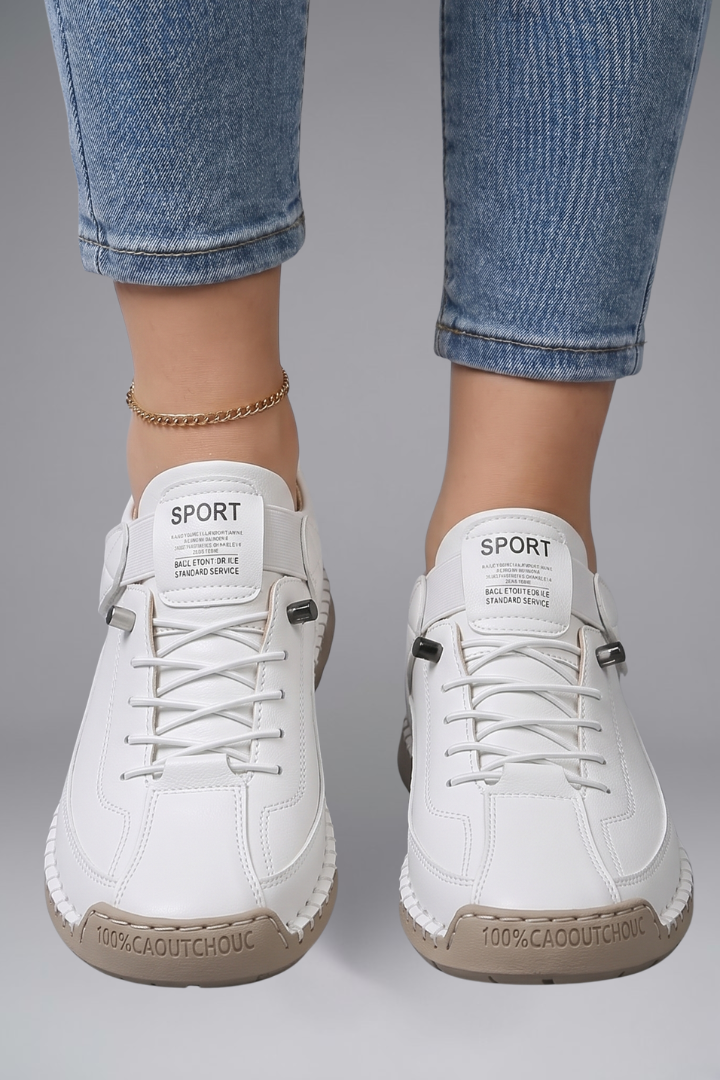 Elise | Women's Leather Slip-On Trainers