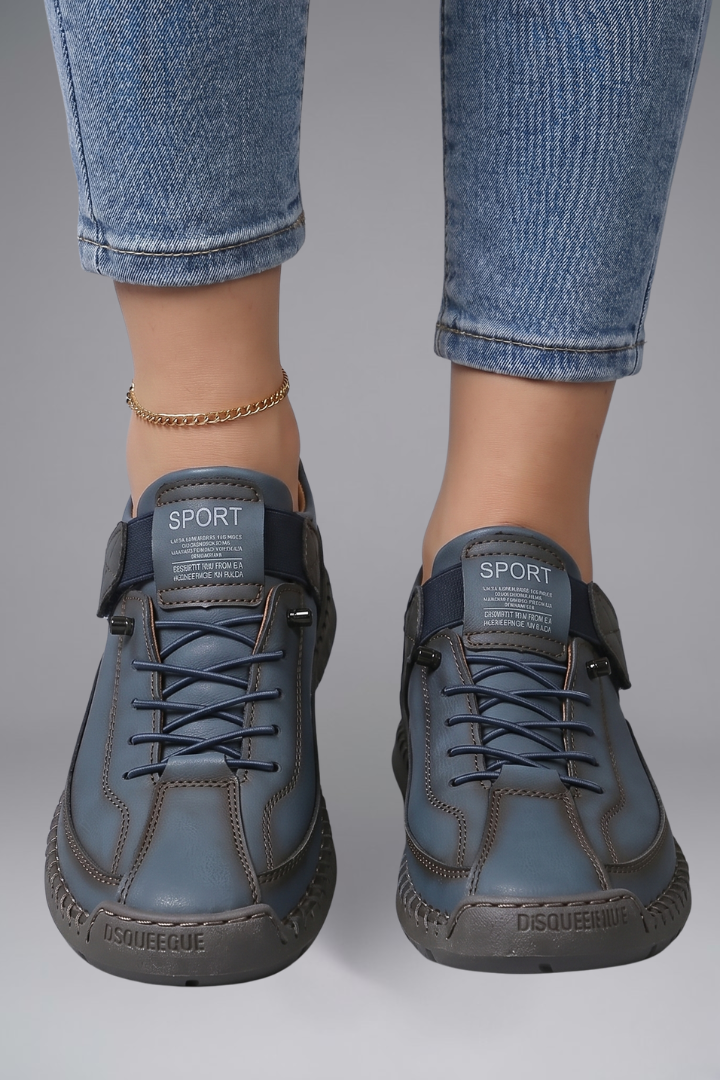 Elise | Women's Leather Slip-On Trainers