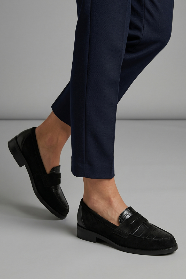 Madeline | Women's Textured Slip-On Loafers