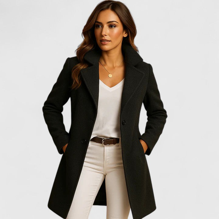Elena | Women's Slim-Fit Wool Coat