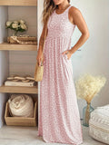 Women's Sleeveless A-Line Maxi Dress