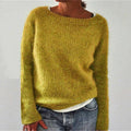 Alba | Women's Boat Neck Sweater with Dropped Shoulders