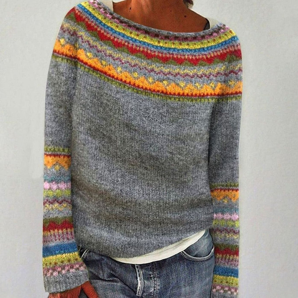 Margot | Women's Fair Isle Wool Sweater